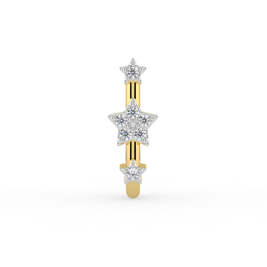 Celestial Sparkle Lab Diamond Nose Pin