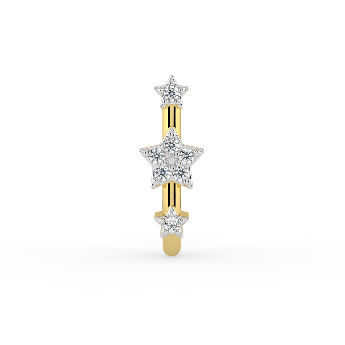 Celestial Sparkle Lab Diamond Nose Pin