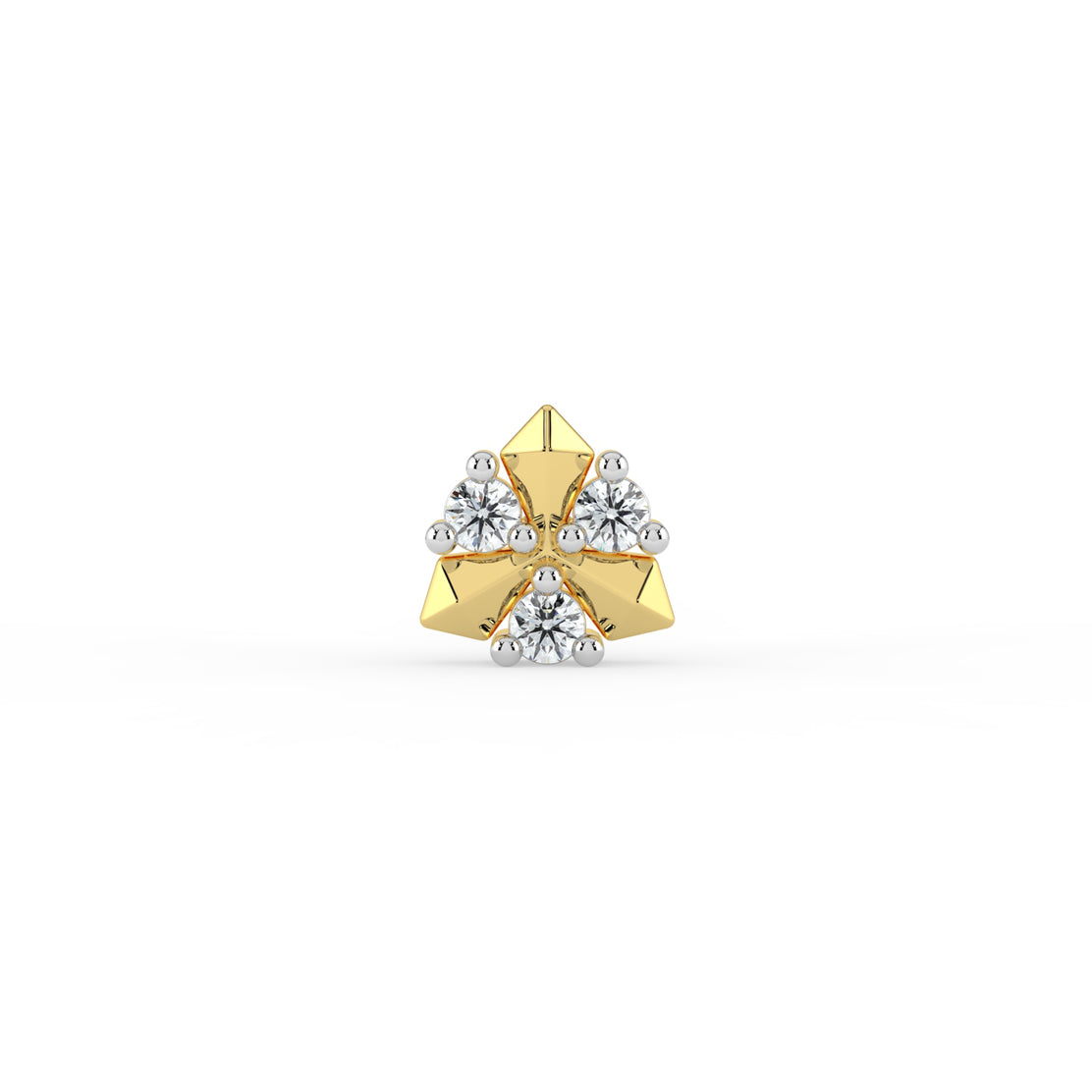 Geo Chic Lab Diamond Nose Pin