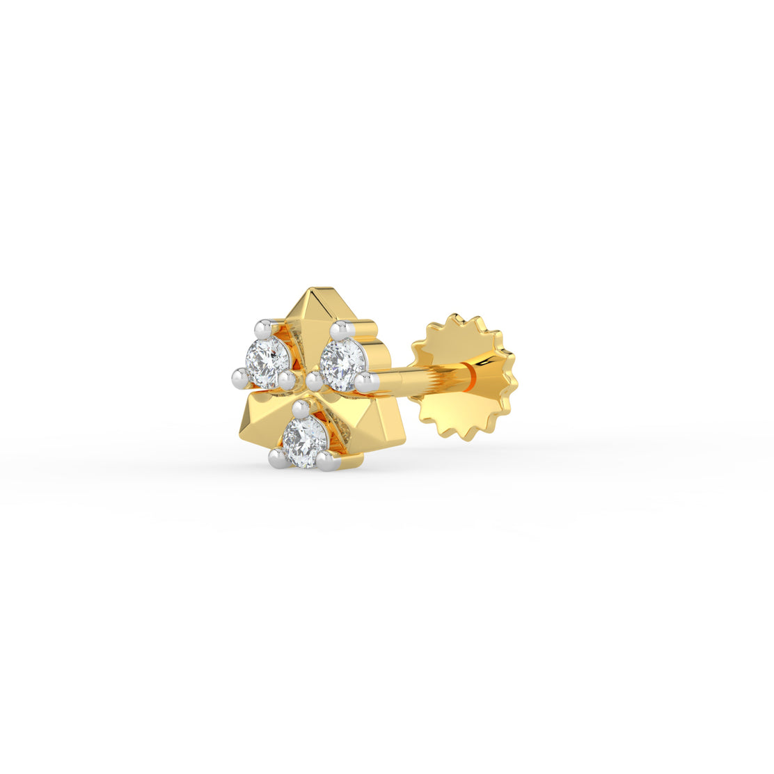 Geo Chic Lab Diamond Nose Pin