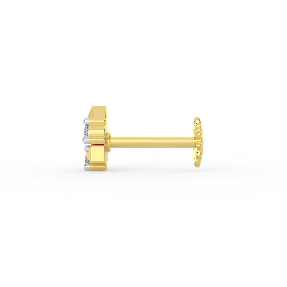 Geo Chic Lab Diamond Nose Pin