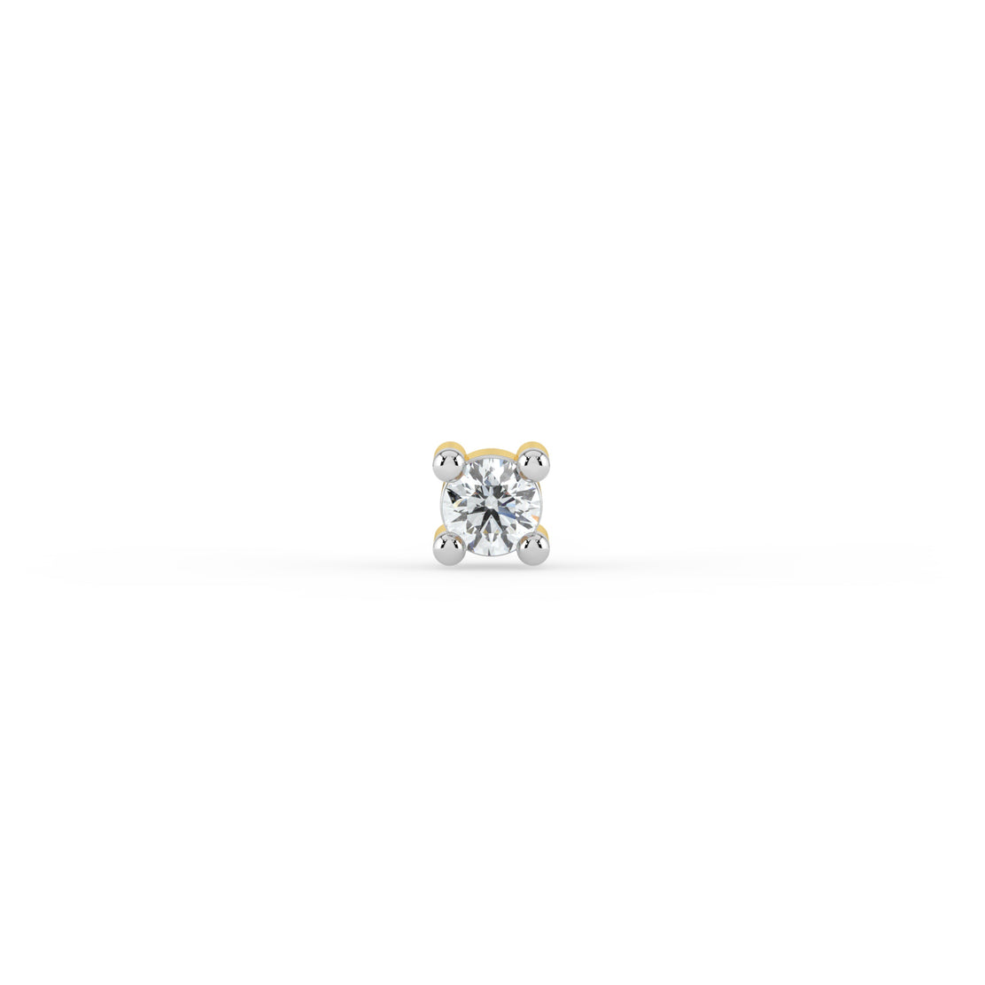 Petite Solitaire Lab Diamond Nose Pin