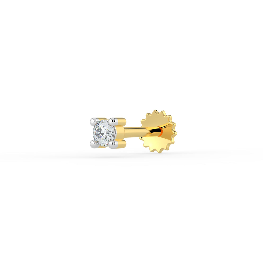 Petite Solitaire Lab Diamond Nose Pin