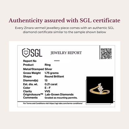 Gleaming Serenity Diamond Ring