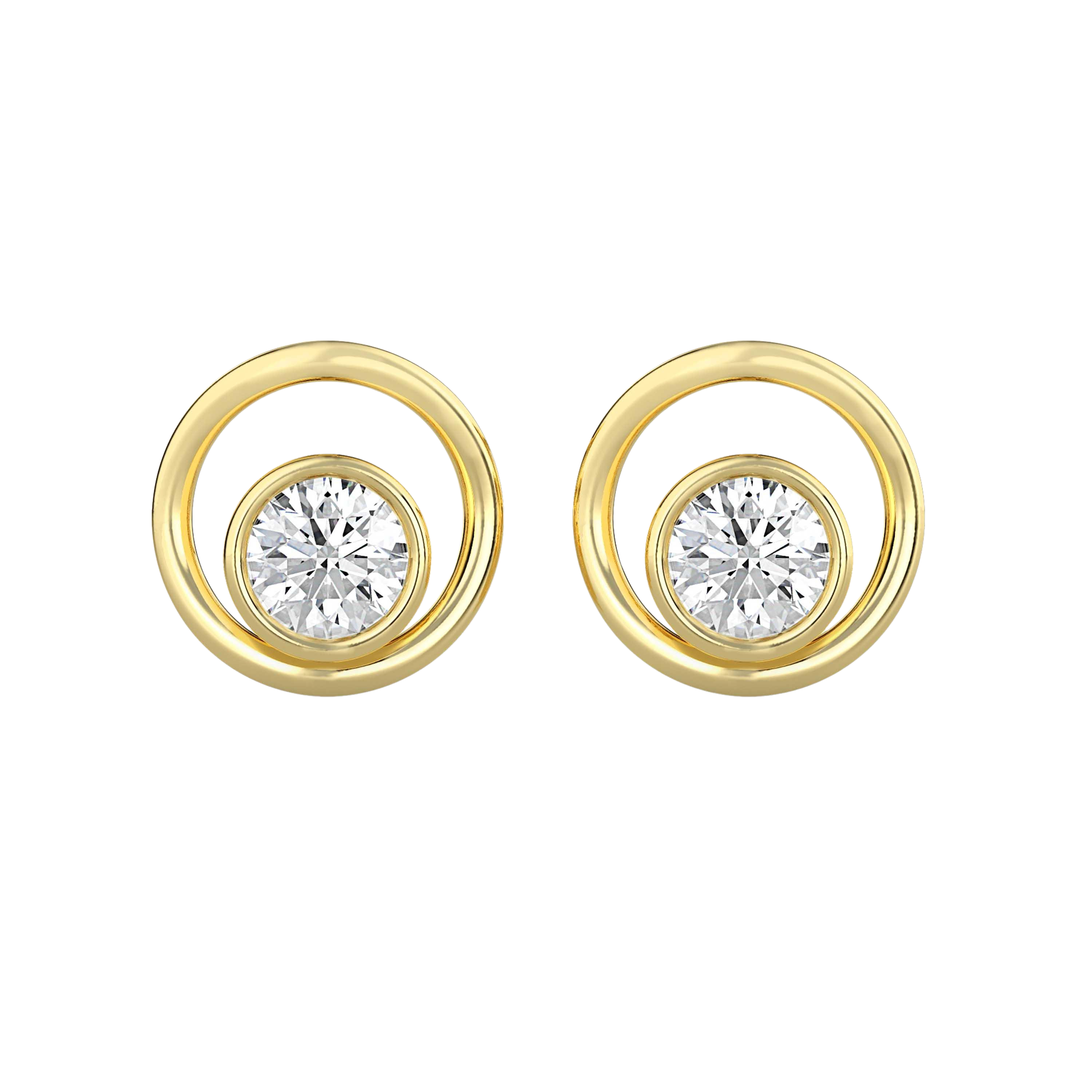 Solitaire Earrings