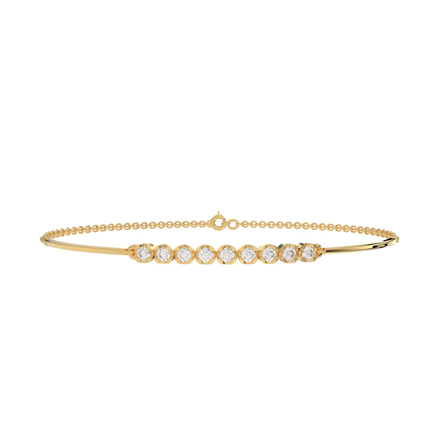 Lustrous Flow Chain Bracelet