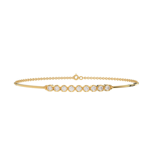 Lustrous Flow Chain Bracelet