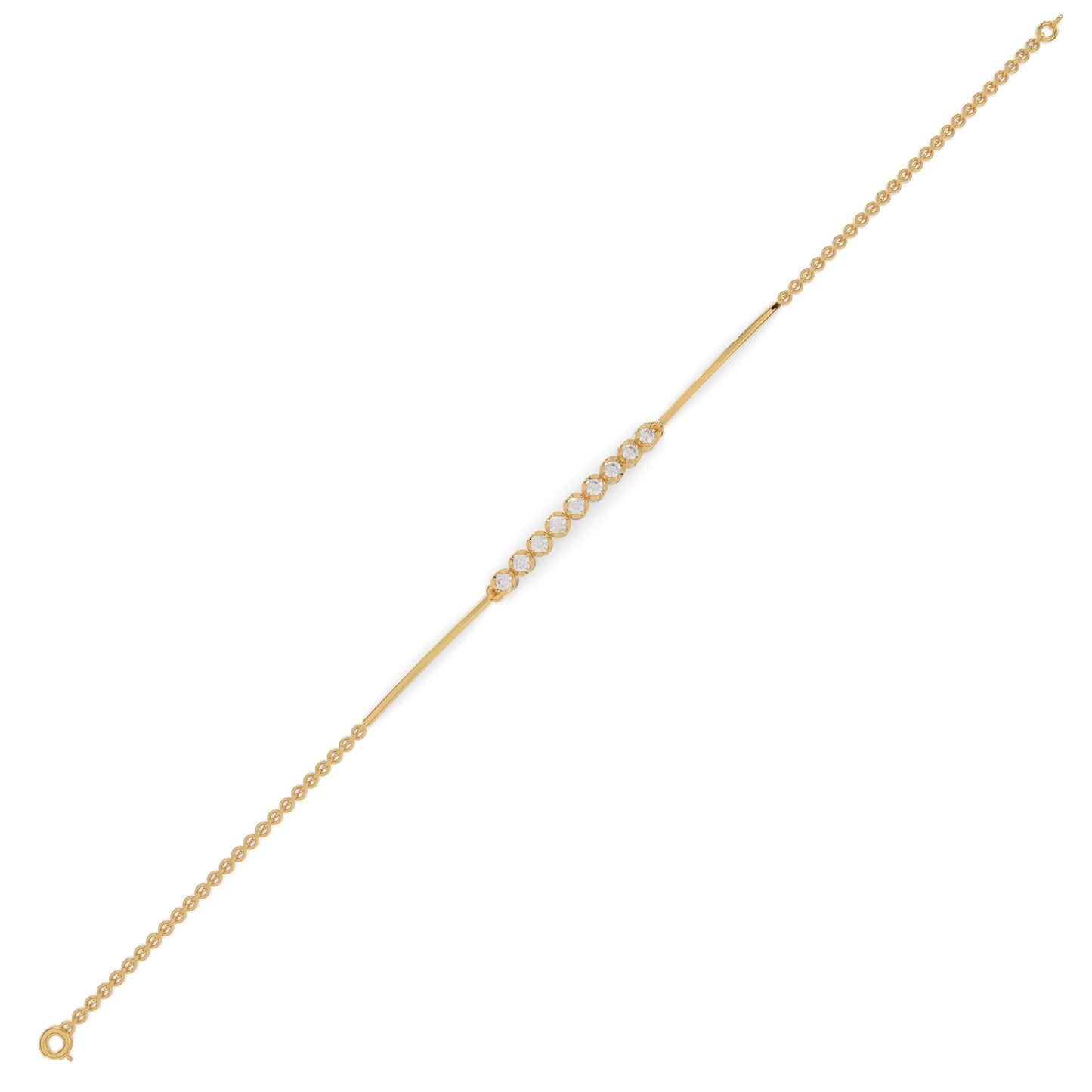 Lustrous Flow Chain Bracelet