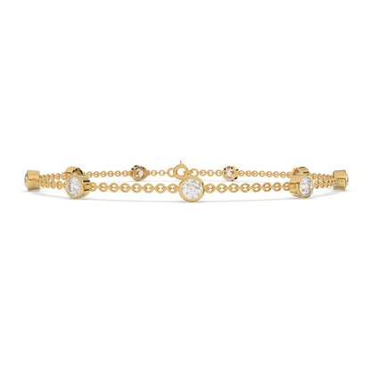 Ethereal Glow Chain Bracelet