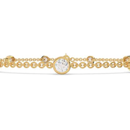 Ethereal Glow Chain Bracelet