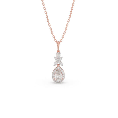 Timeless Glow Solitaire Pendant (With Chain)