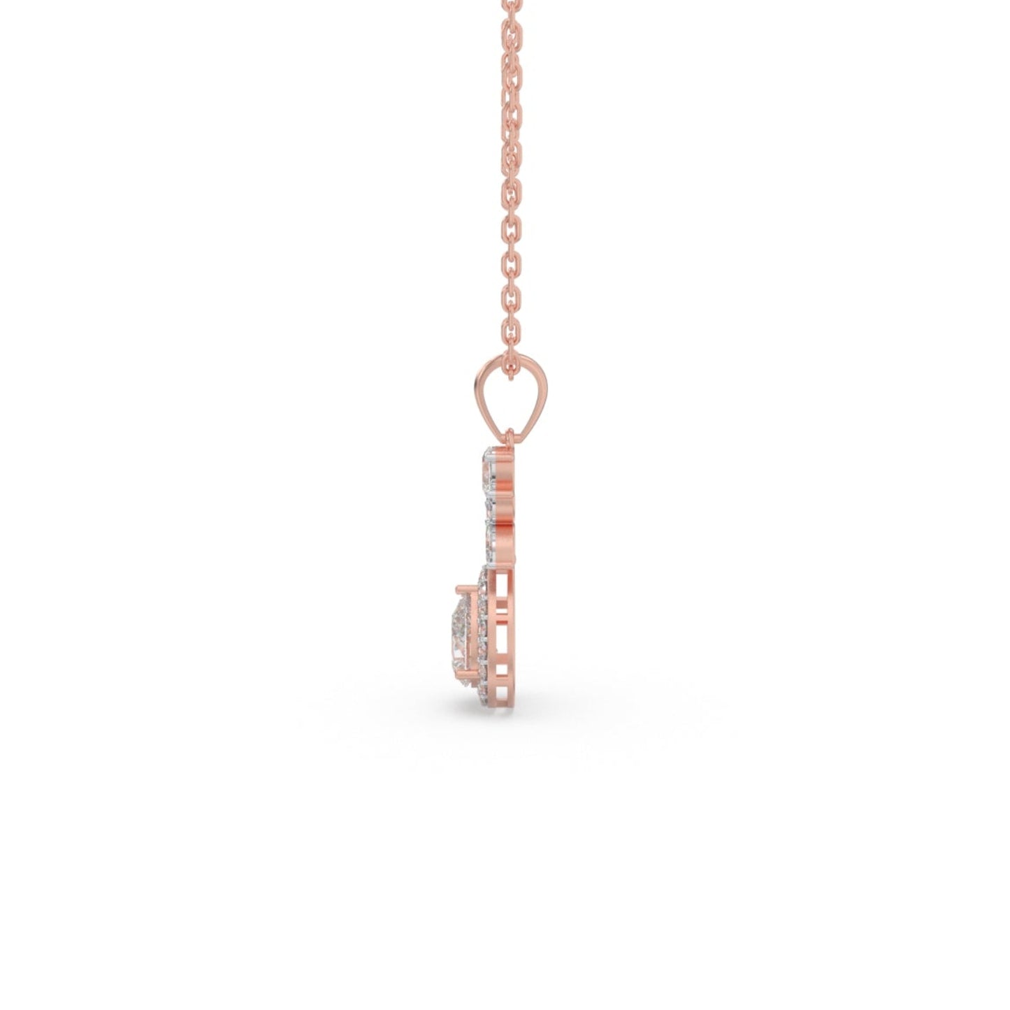Timeless Glow Solitaire Pendant (With Chain)