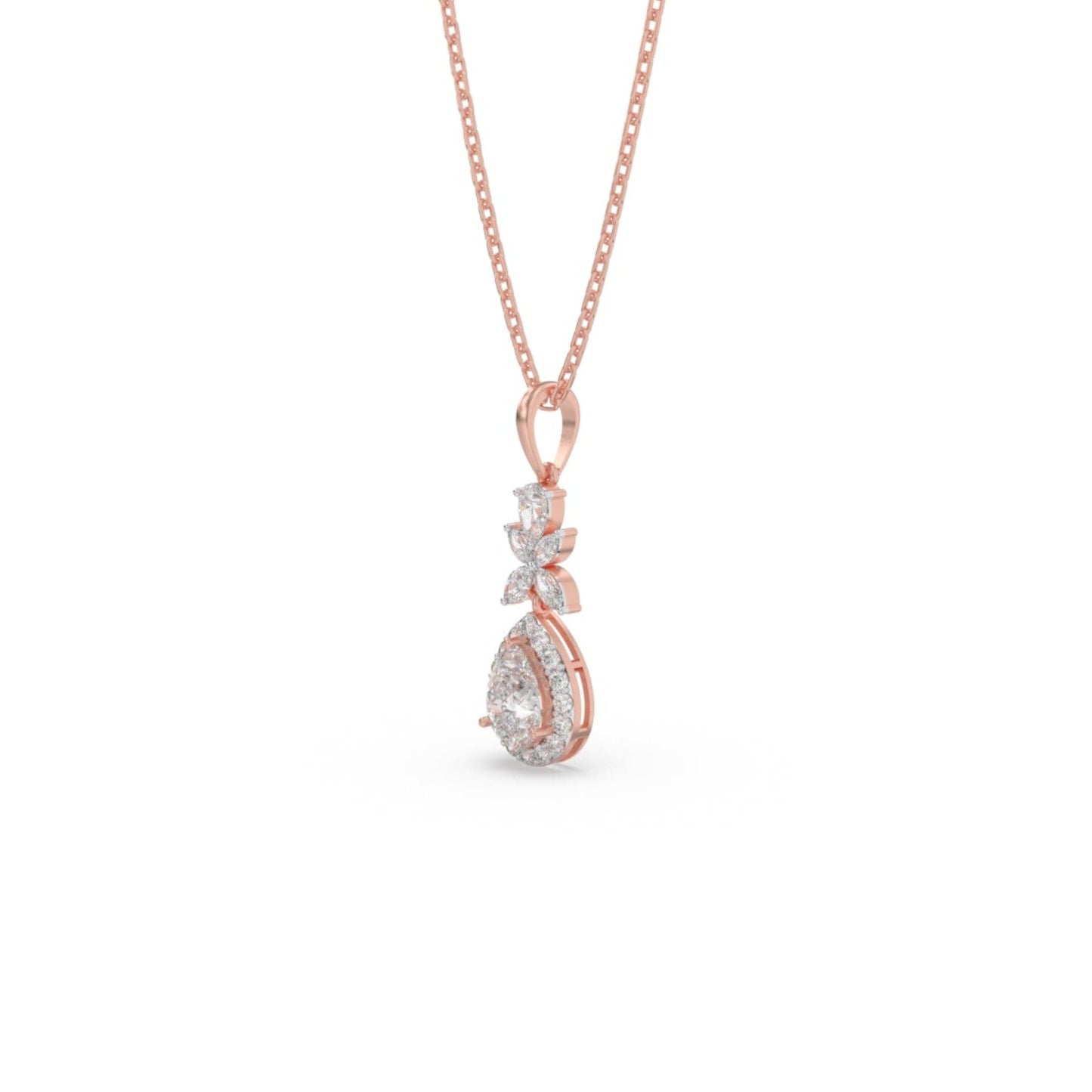 Timeless Glow Solitaire Pendant (With Chain)