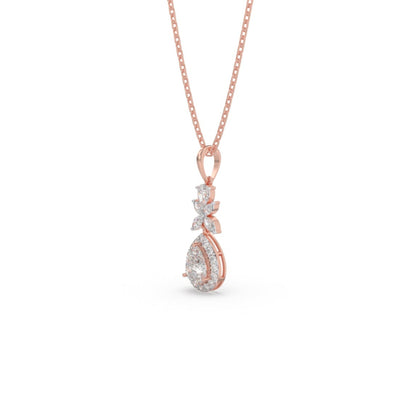 Timeless Glow Solitaire Pendant (With Chain)