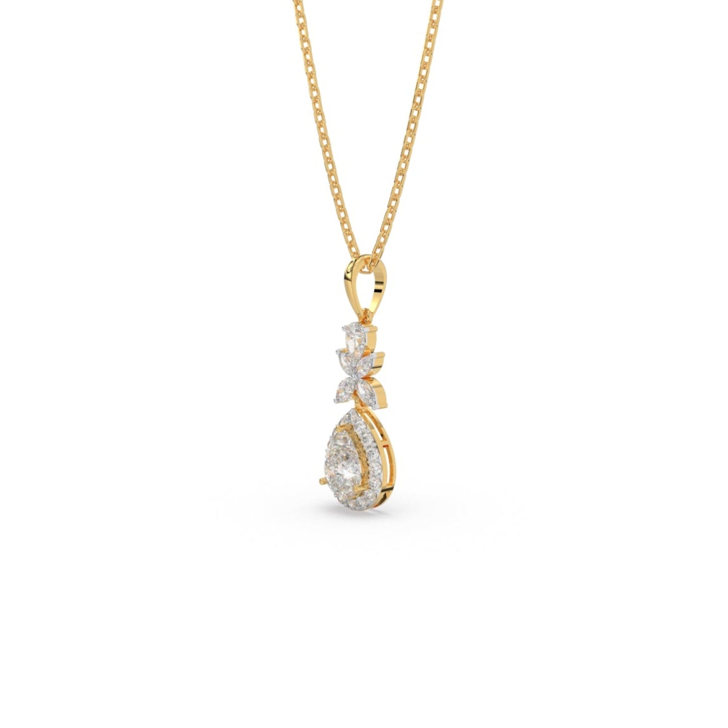 Timeless Glow Solitaire Pendant (With Chain)