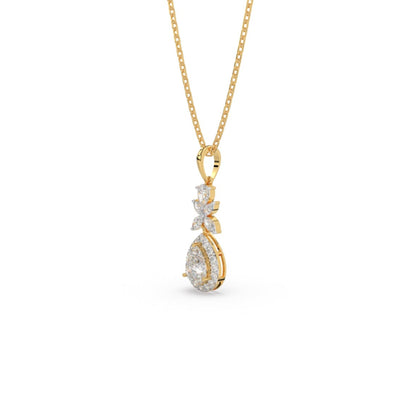 Timeless Glow Solitaire Pendant (With Chain)