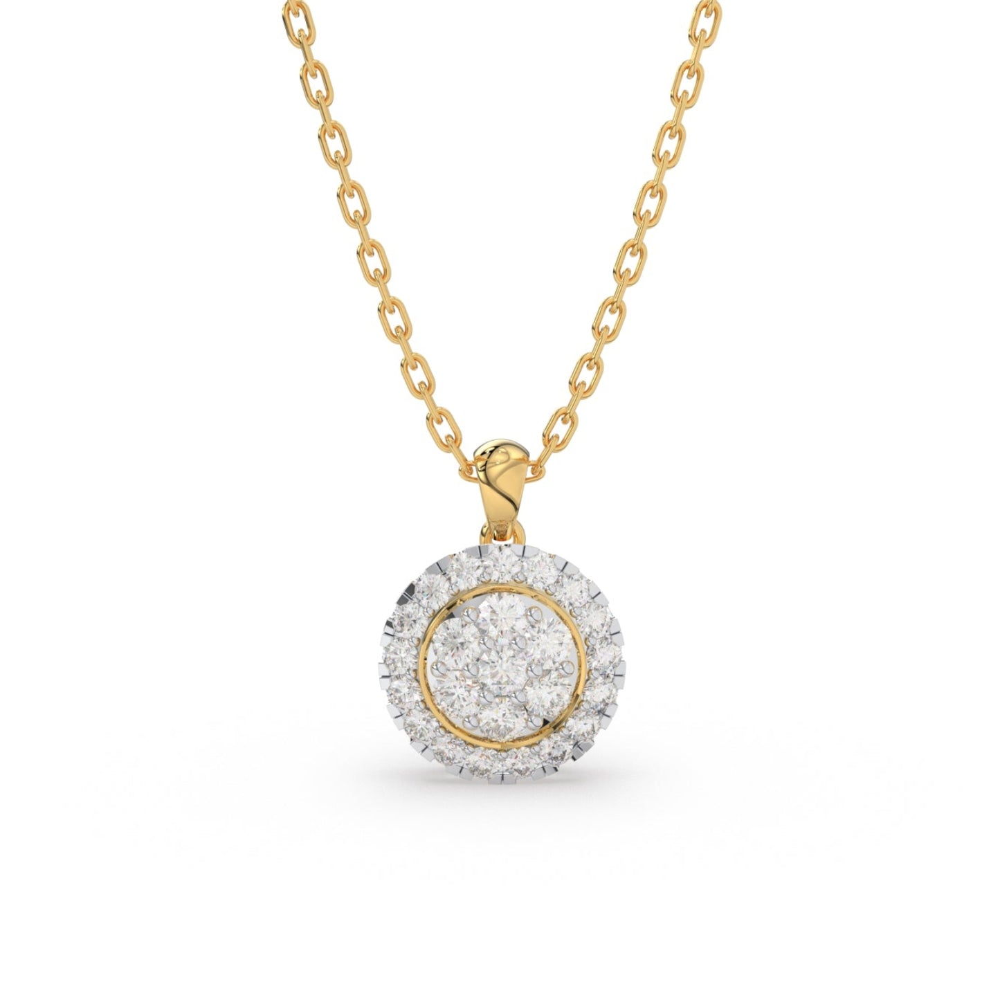 Serene Glow Pendant (With Chain)