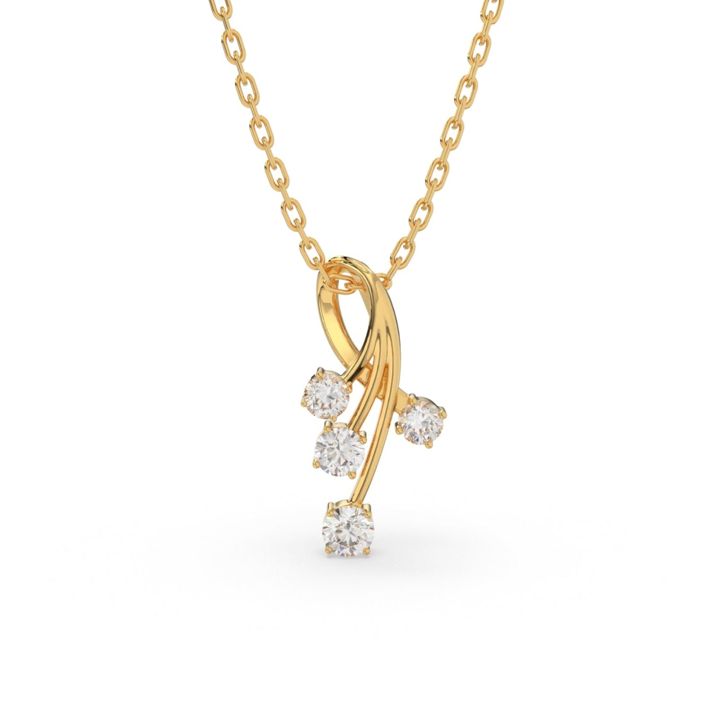 Velvet Spark Pendant (With Chain)