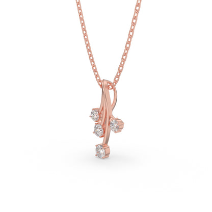 Velvet Spark Pendant (With Chain)