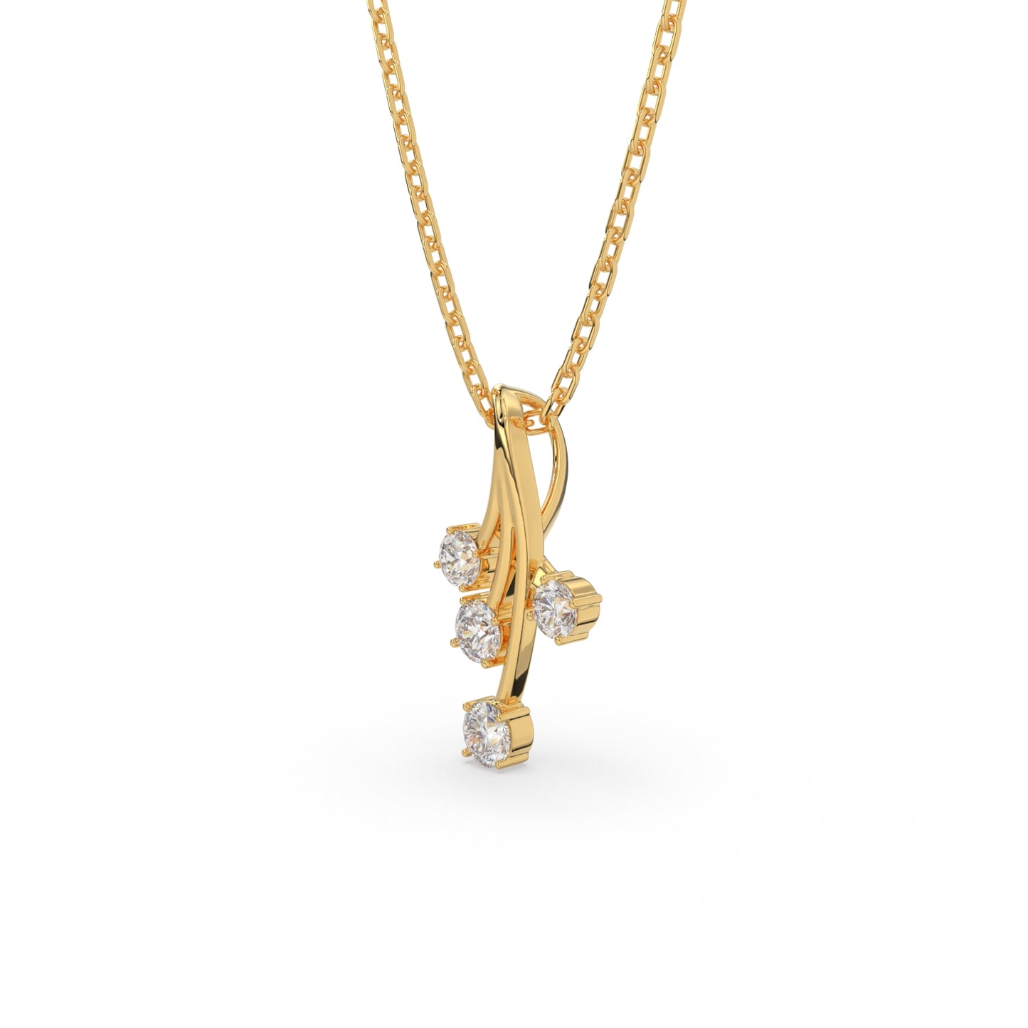 Velvet Spark Pendant (With Chain)