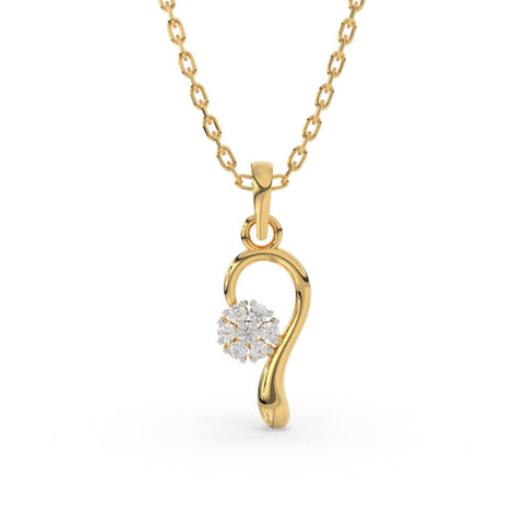 Golden Halo Pendant (With Chain)