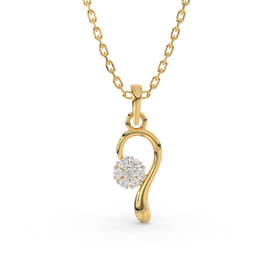 Golden Halo Pendant (With Chain)